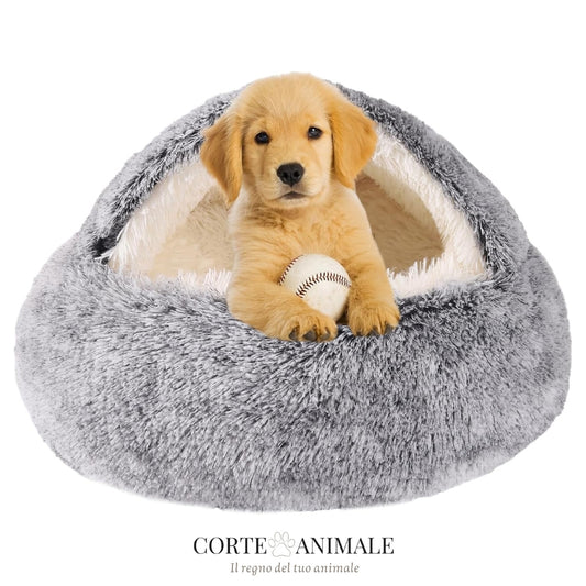 Fluffy™️- Cusino morbido per animali con tetto