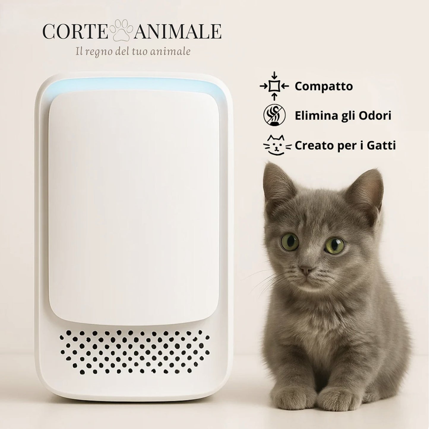 PetBreeze™ – Elimina odori e purifica l’aria in casa con animali 🐾